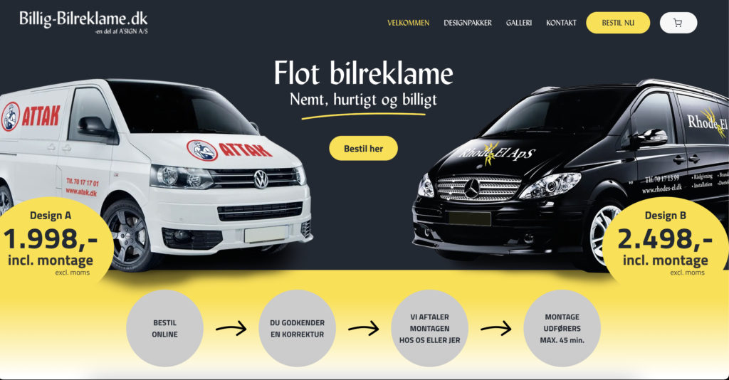 Car advertising