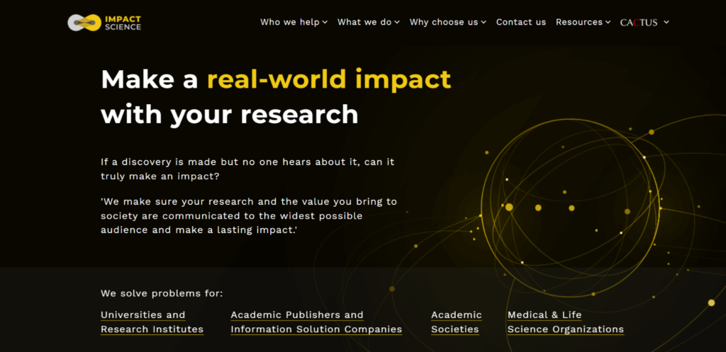 Impact based Science
